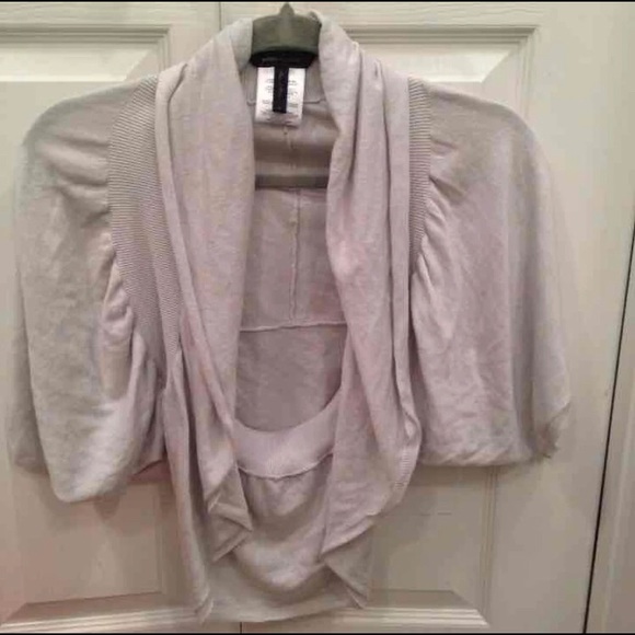 BCBGMAXAZRIA gray grey shrug - Picture 1 of 4